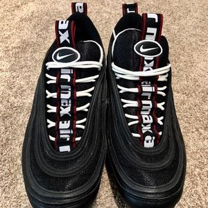 Nike Black & Red Air Max Sneakers